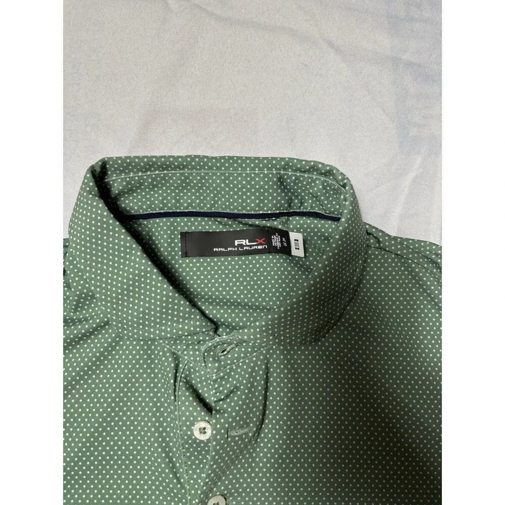 Ralph Lauren Men's Polo Shirt Green Size XL EUC